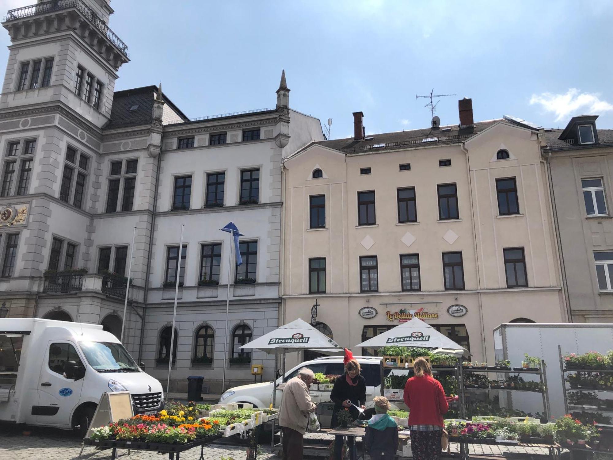 Kleinzimmer Am Markt Oelsnitz  Esterno foto